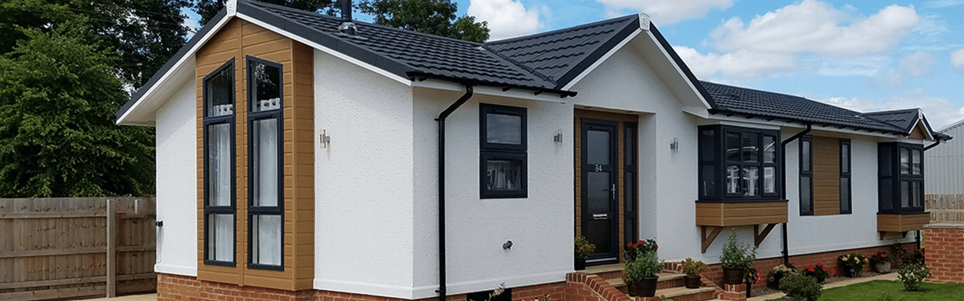 Park home at Whitecotes Residential Park