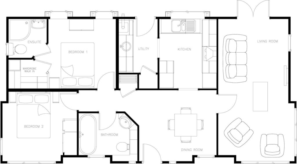 Stately Wentwood park home floor plan