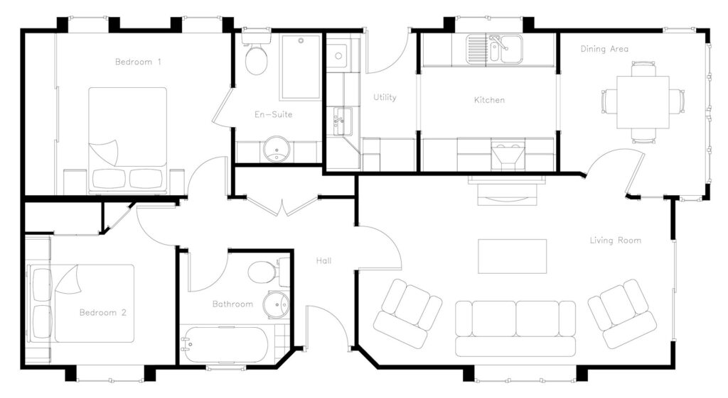 Stately Windsor park home floor plan